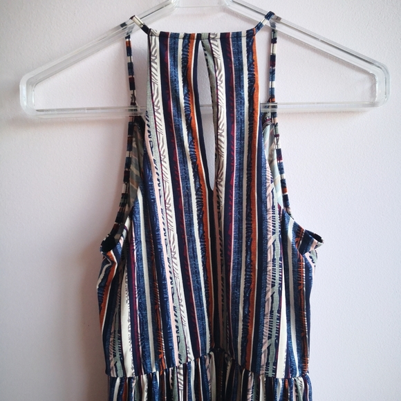 BCBGENERATION Multi-Stripe Midi Dress with Pockets - Picture 6 of 8